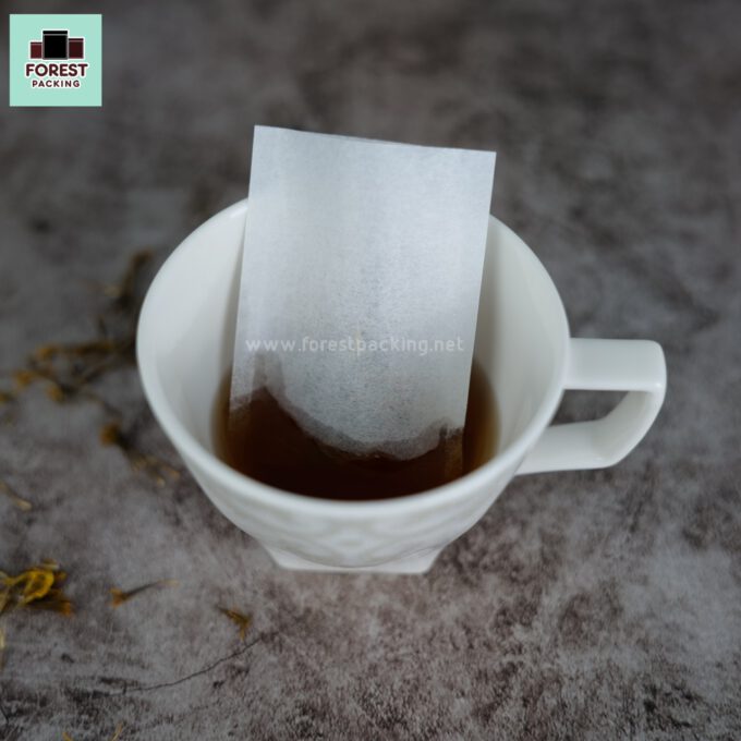 ถุงชา ถุงกรองชา เนื้อเยื่อไม้ธรรมชาติ สีขาว