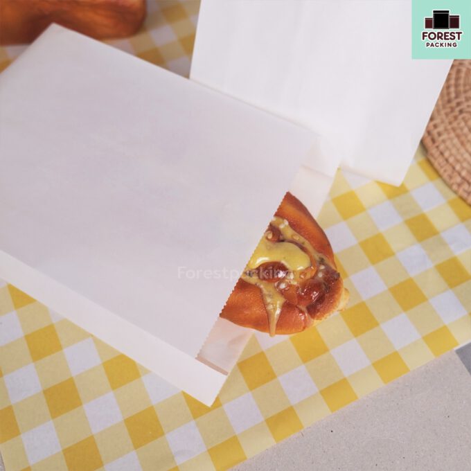 ถุงกระดาษคราฟท์ ซองเบเกอรี่ ถุงใส่ขนม ถุงใส่ขนมปัง ถุงขนมปัง (1)